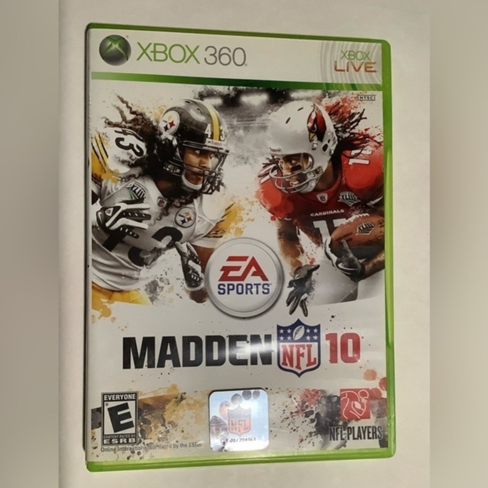 Madden NFL 10 Xbox 360 Game - Green Case